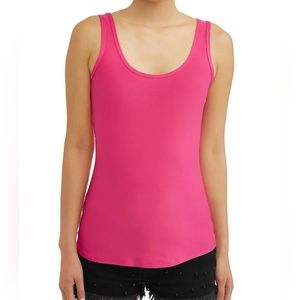 Women pink tank top